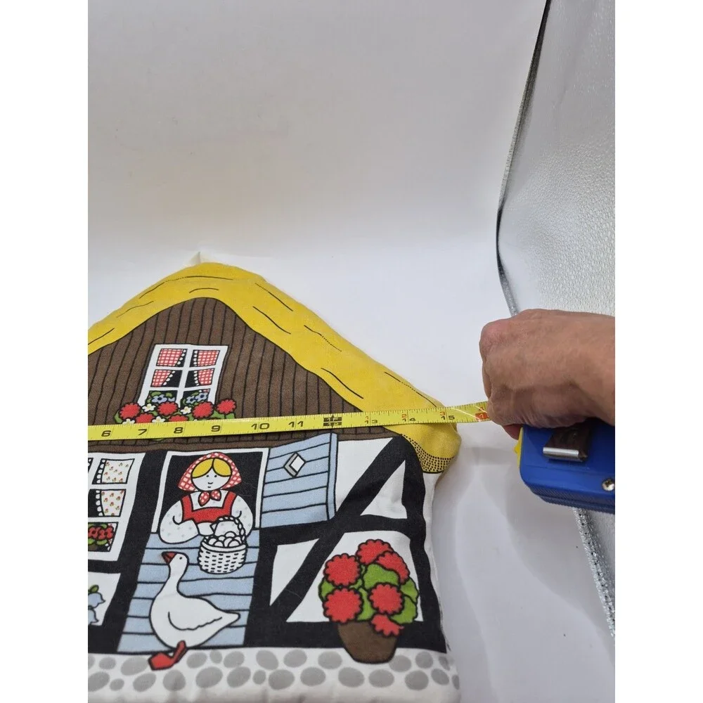 Vtg Pat Albeck Tea Pot Cozy Cover Padded Thatched Roof Cottagecore  Cuckoobird